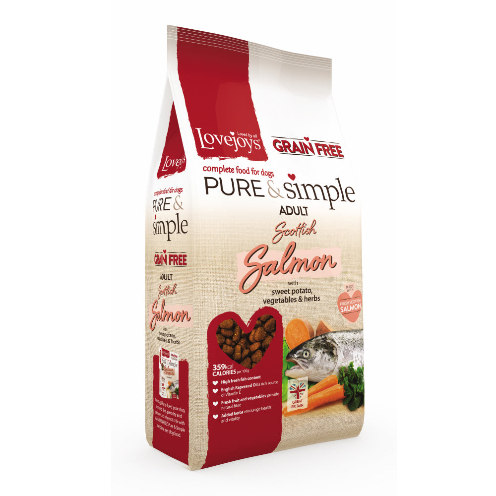 Lovejoys Pure & Simple Grain free with Scottish salmon